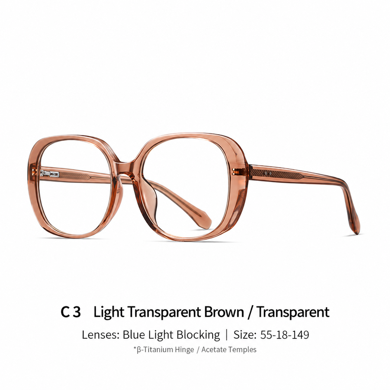 Eyeao Acetate Blue light blocking Optical frames TR4006