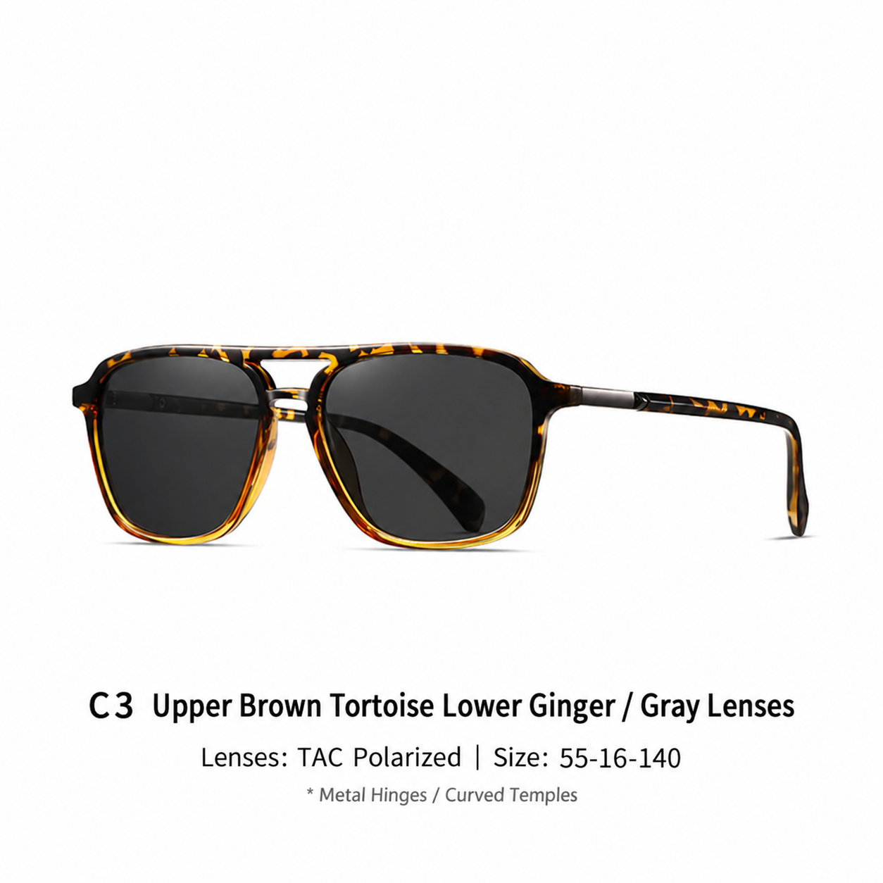 Eyeao Aviator Polarized UV400 Sunglasses S16202