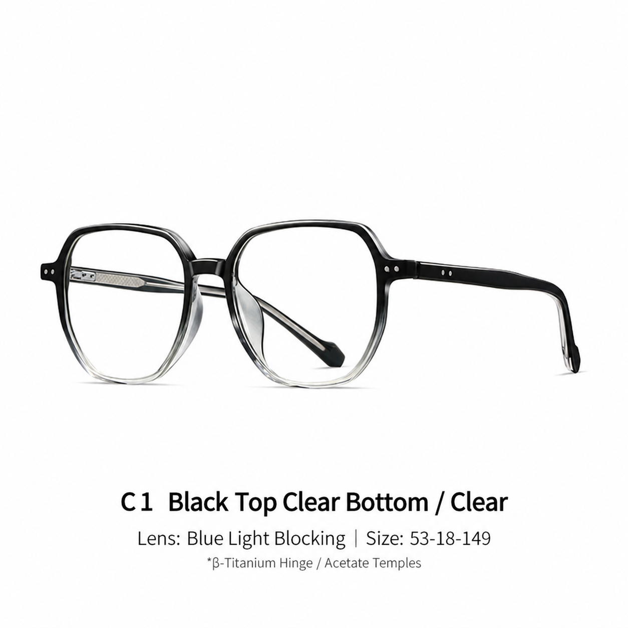 Eyeao Acetate Blue light blocking Optical frames TR4002