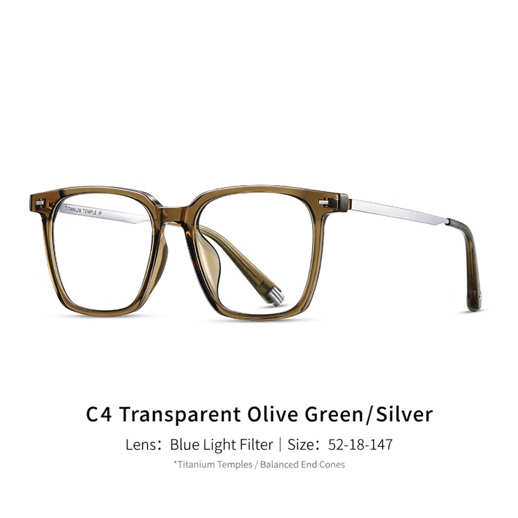 Eyeao Titanium Blue light blocking Optical frames TR4004
