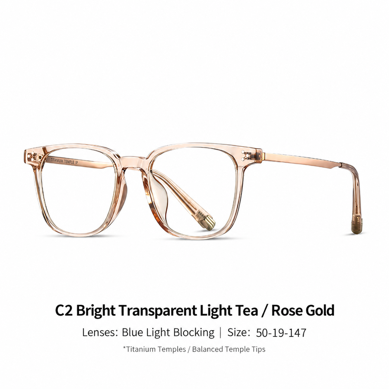 Eyeao Titanium Blue light blocking Optical frames TR4001