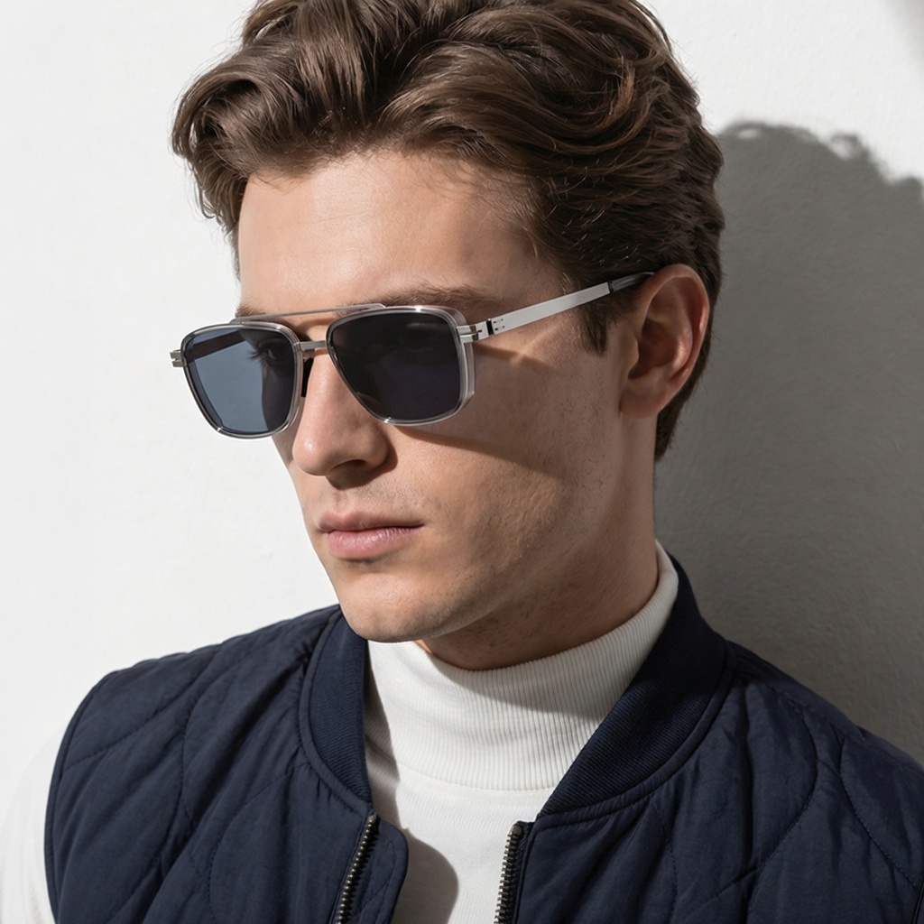 Eyeao Square Polarized Night driving Sunglasses S15227