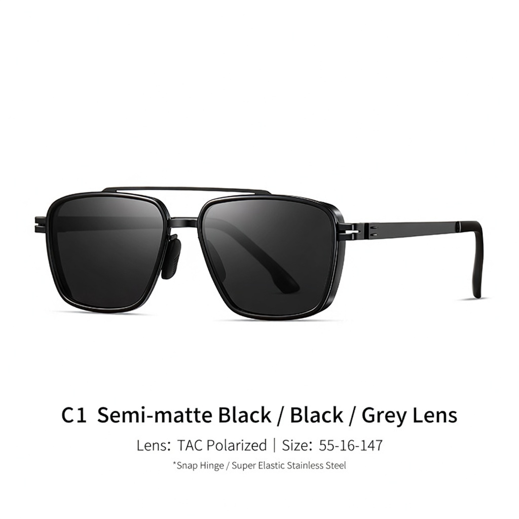 Eyeao Square Polarized Night driving Sunglasses S15227