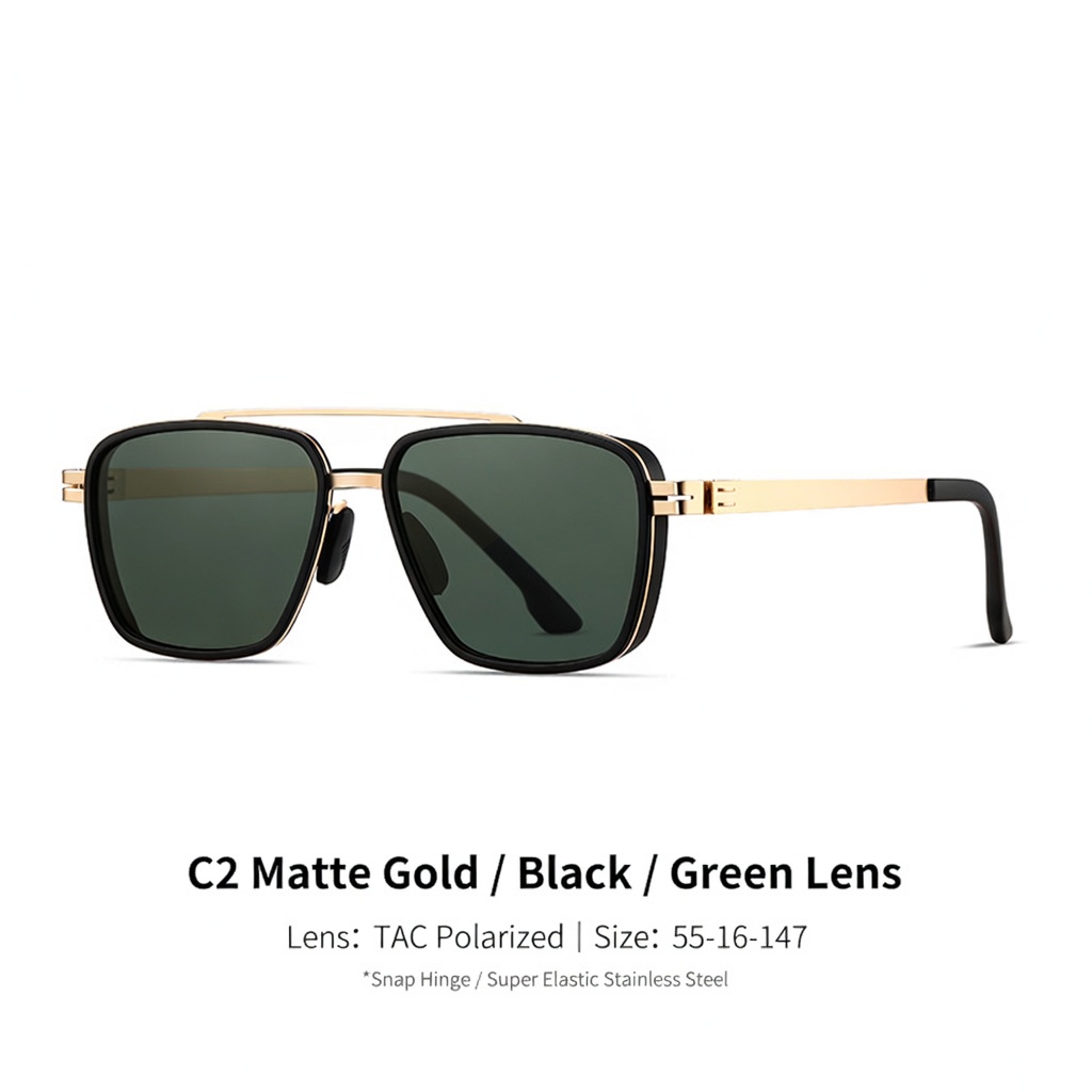 Eyeao Square Polarized Night driving Sunglasses S15227