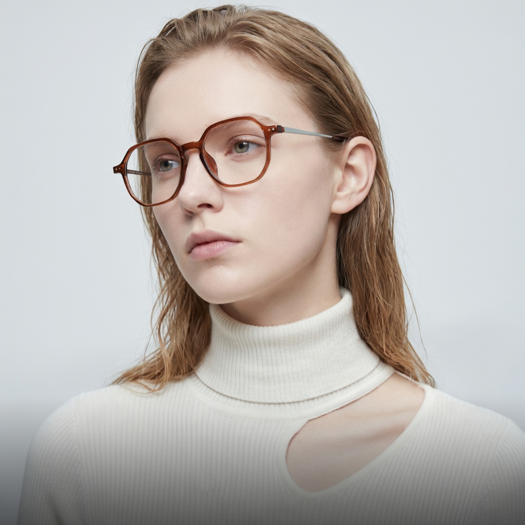 Eyeao Titanium Blue light blocking Optical frames TR4005