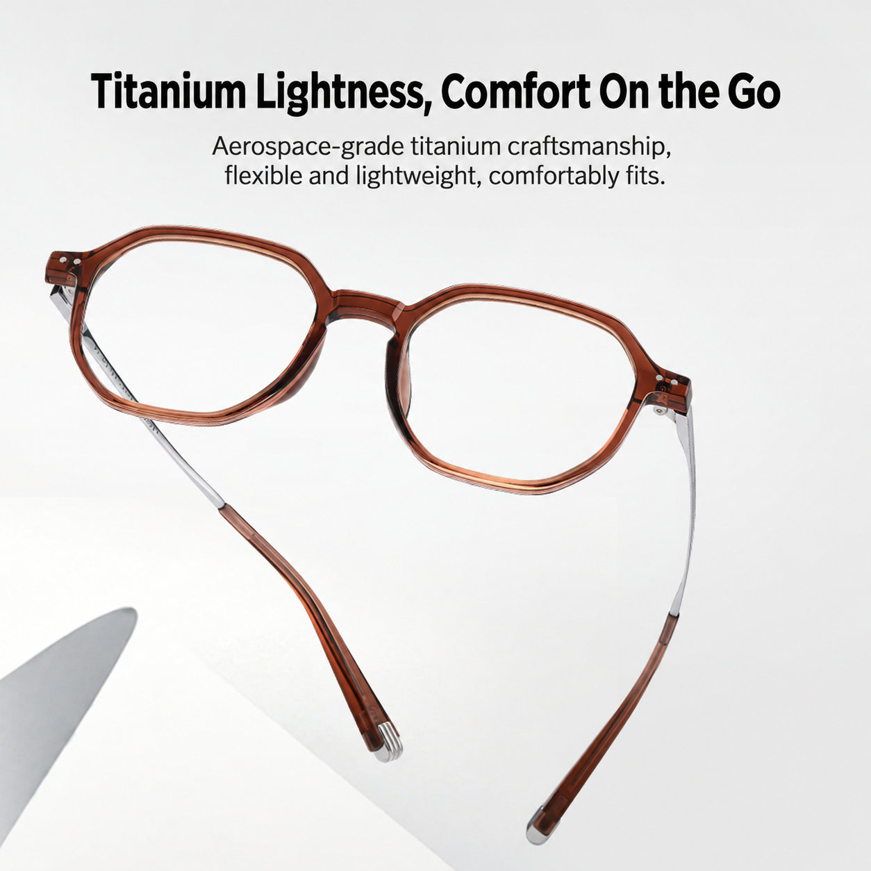 Eyeao Titanium Blue light blocking Optical frames TR4005