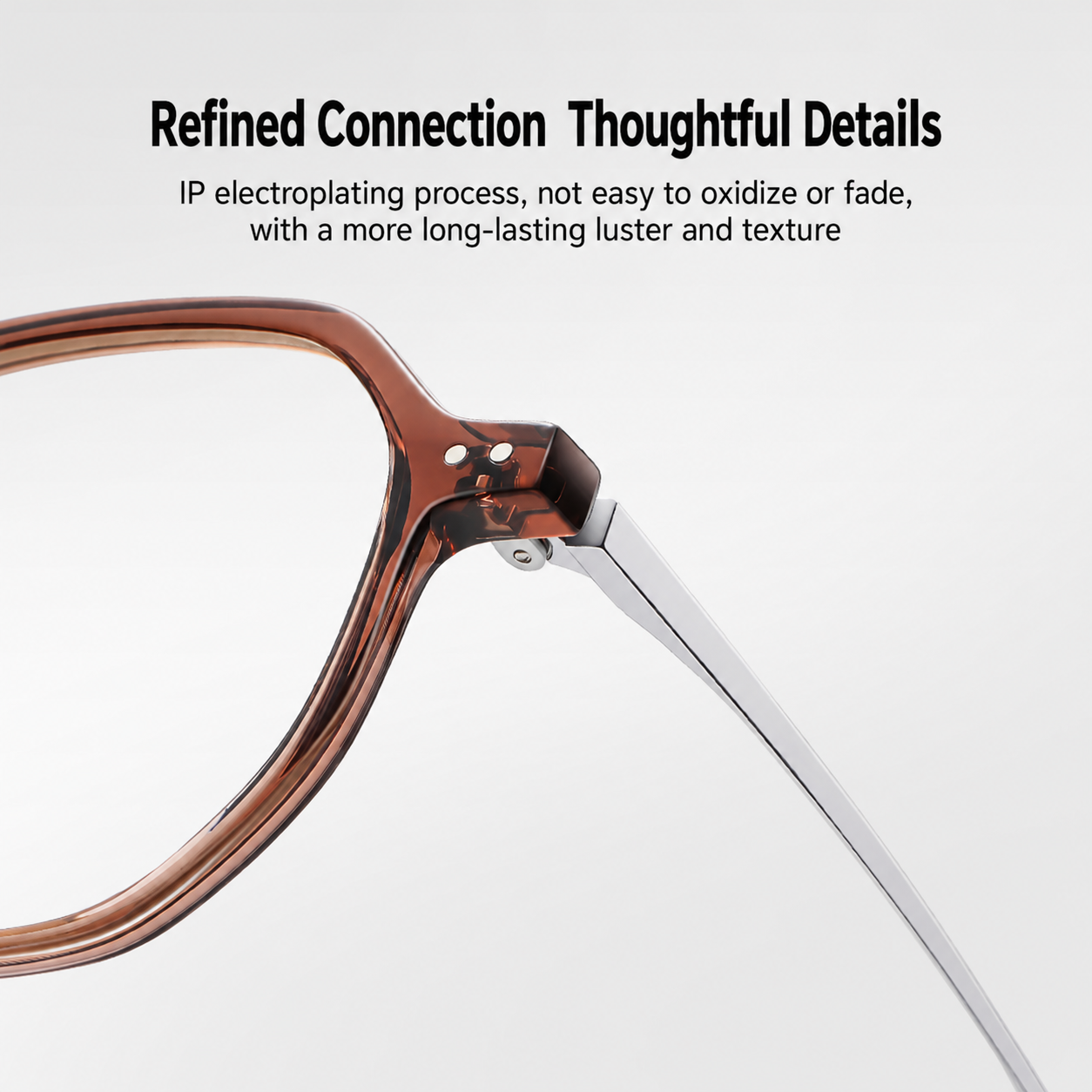 Eyeao Titanium Blue light blocking Optical frames TR4005