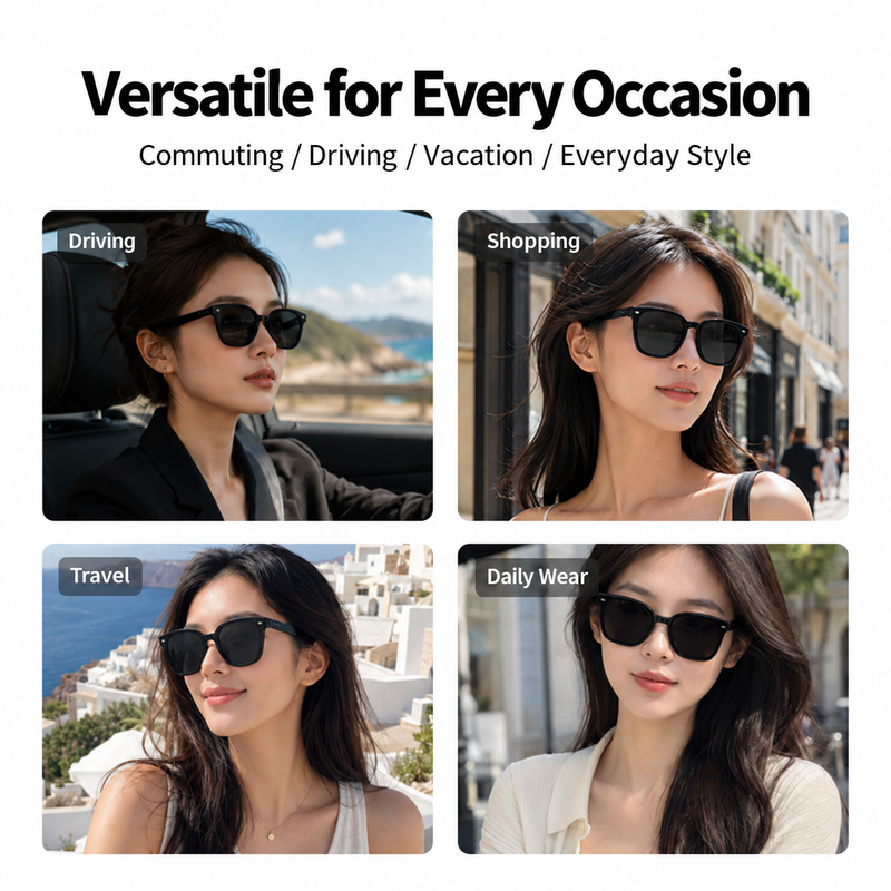 Eyeao Square UV400 Sunglasses