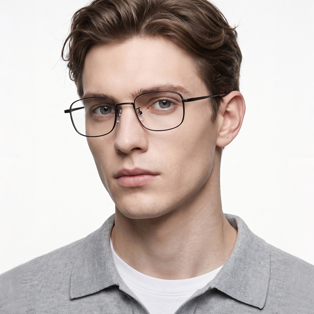 Eyeao Titanium Blue light blocking Optical frames LE8031