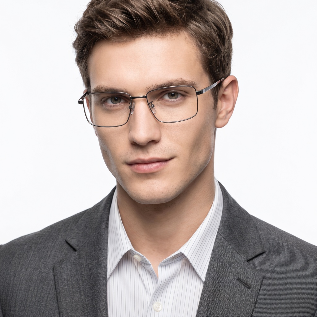 Eyeao Titanium Blue light blocking Optical frames LE8016