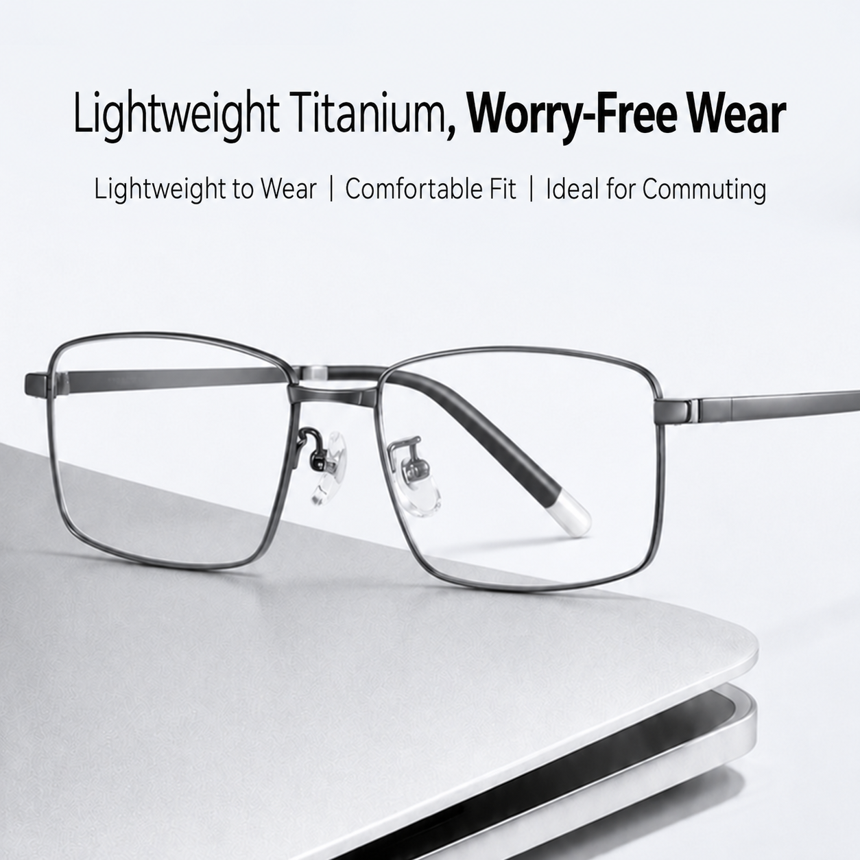 Eyeao Titanium Blue light blocking Optical frames LE8016