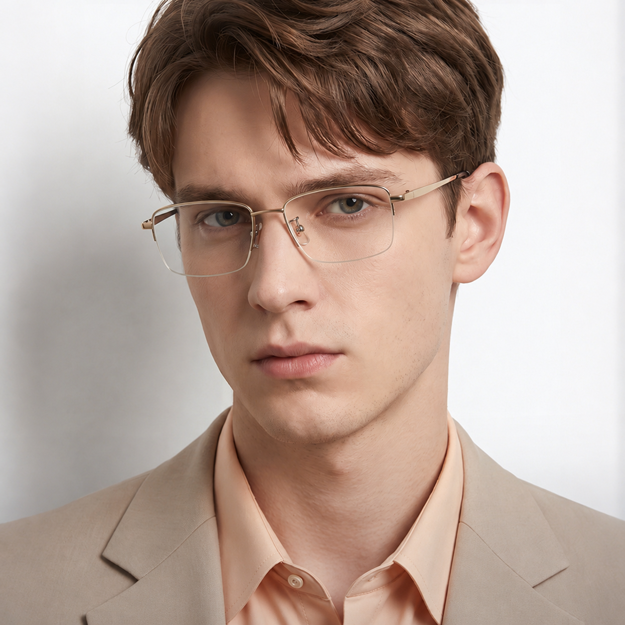Eyeao Titanium Blue light blocking Optical frames LE8028