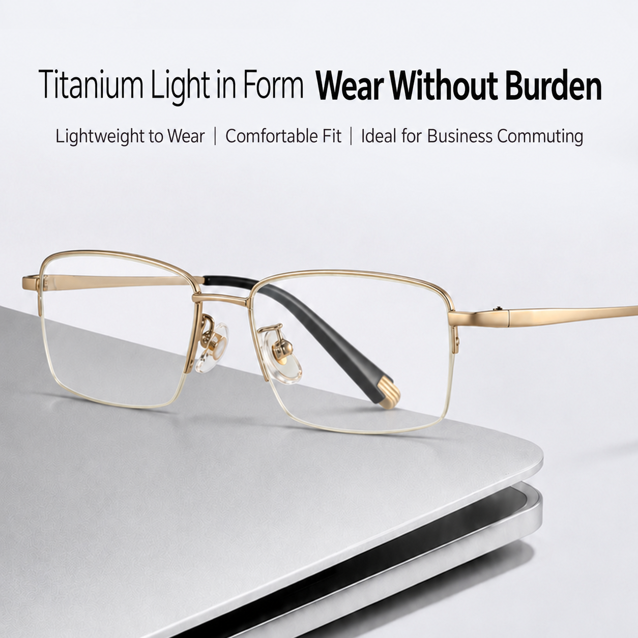 Eyeao Titanium Blue light blocking Optical frames LE8028