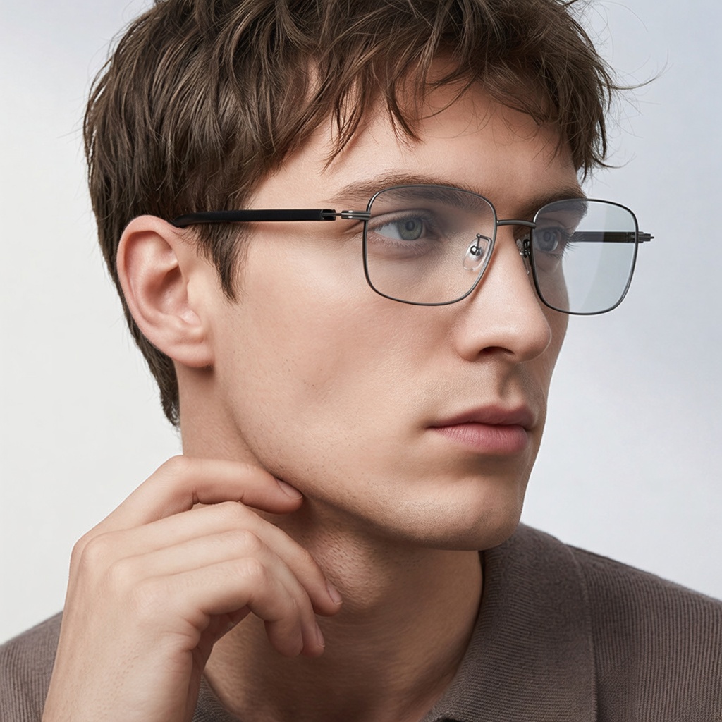 Eyeao Titanium Blue light blocking Optical frames LE8019