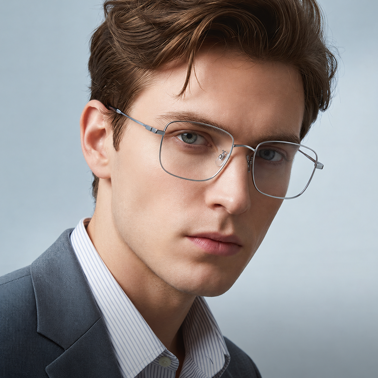 Eyeao Pure titanium Blue light blocking Optical frames LE8021