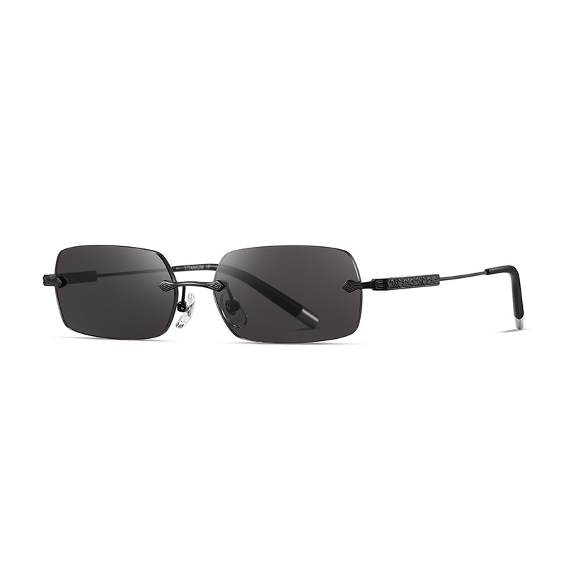 Eyeao Square Pure titanium UV400 Sunglasses S62103