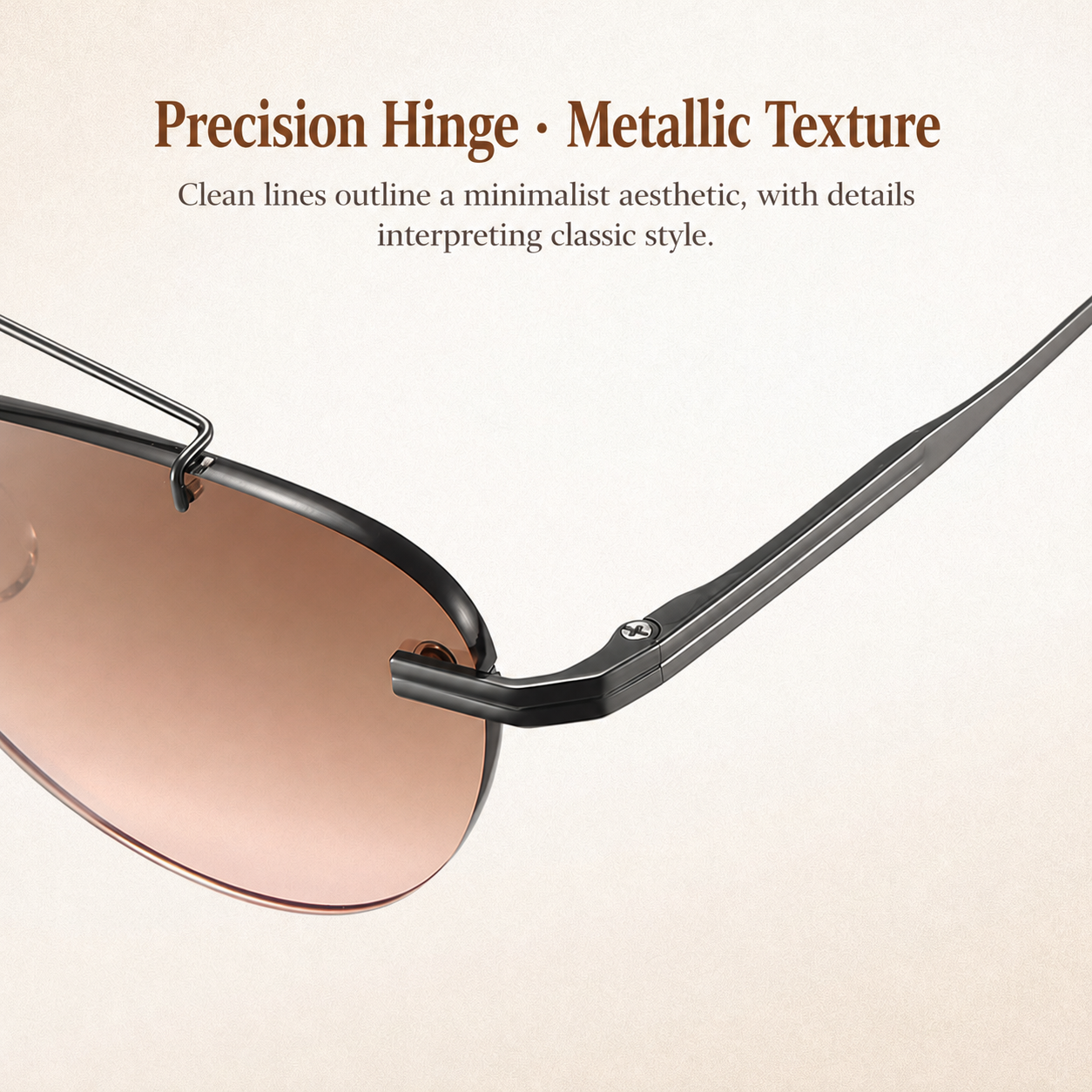 Eyeao Aviator Pure titanium UV400 Sunglasses S62102