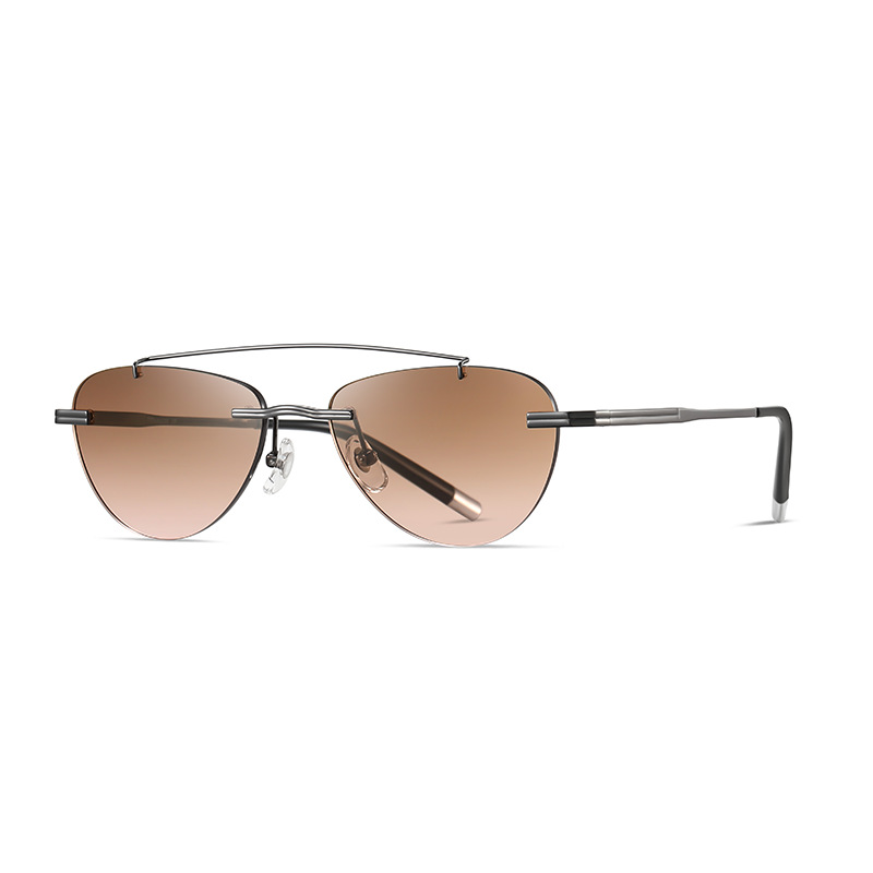 Eyeao Aviator Pure titanium UV400 Sunglasses S62102