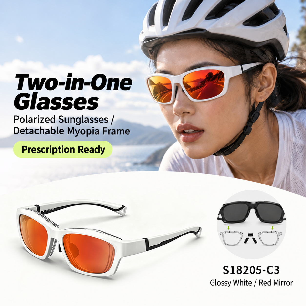 Eyeao Polarized Sports sunglasses S18205