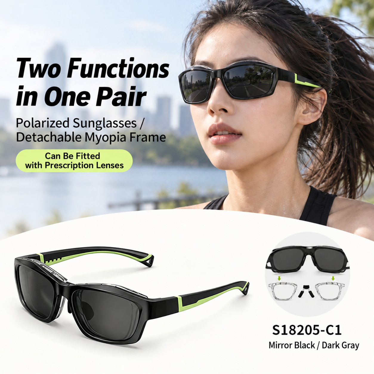 Eyeao Polarized Sports sunglasses S18205