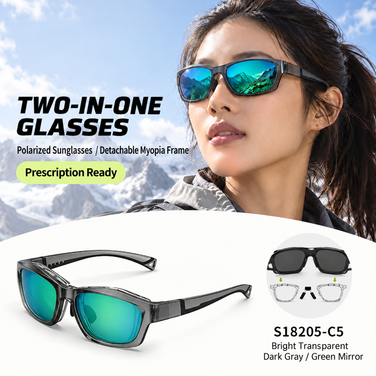 Eyeao Polarized Sports sunglasses S18205