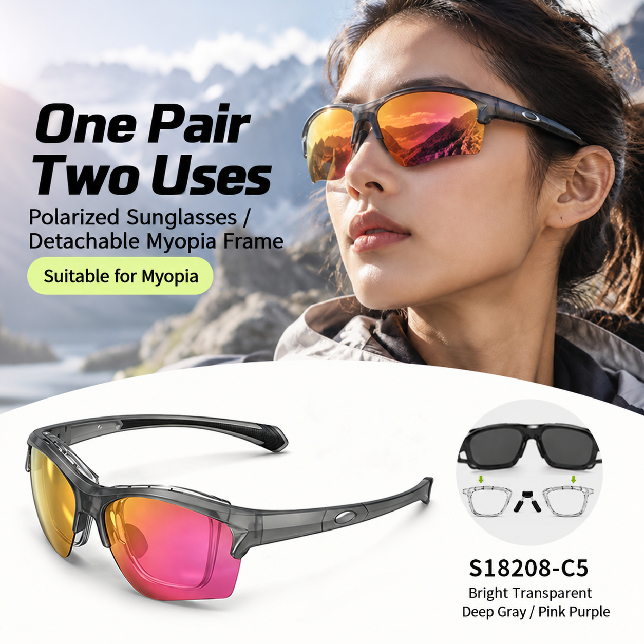 Eyeao Polarized Cycling glasses S18208