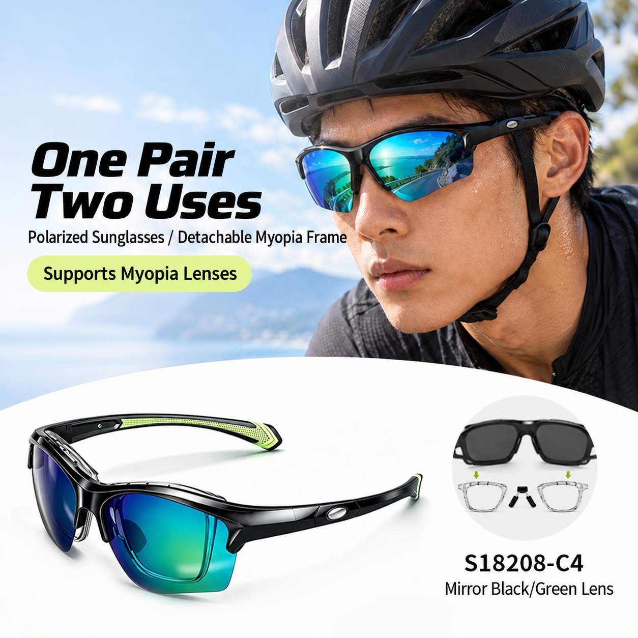 Eyeao Polarized Cycling glasses S18208