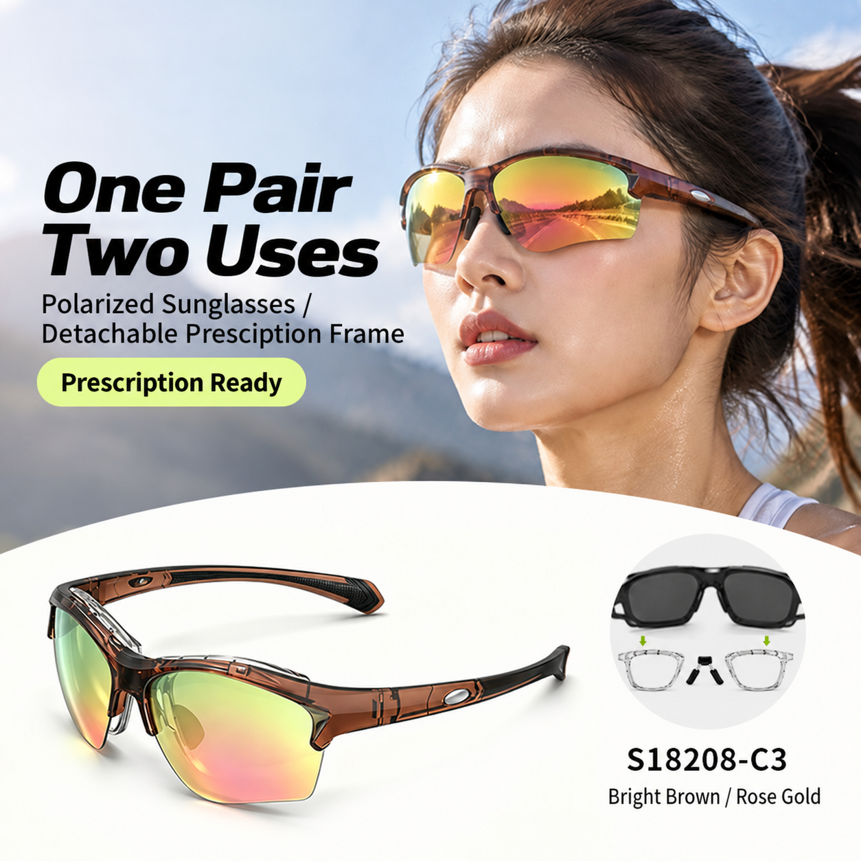Eyeao Polarized Cycling glasses S18208