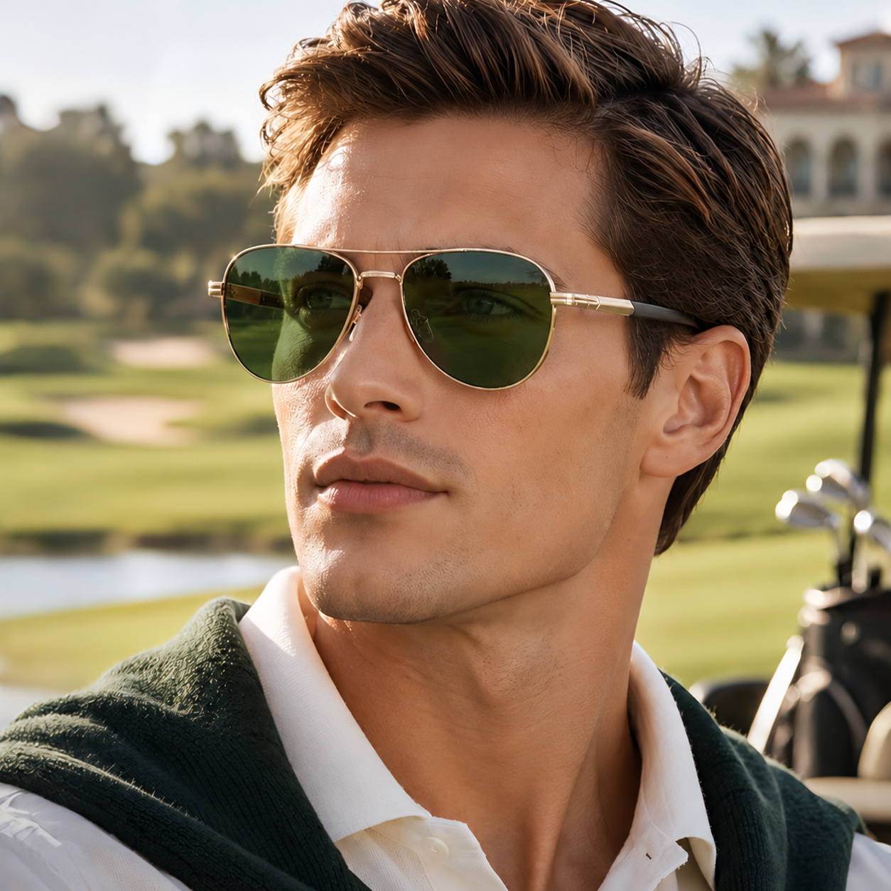 Eyeao Oval Polarized Sunglasses S15232