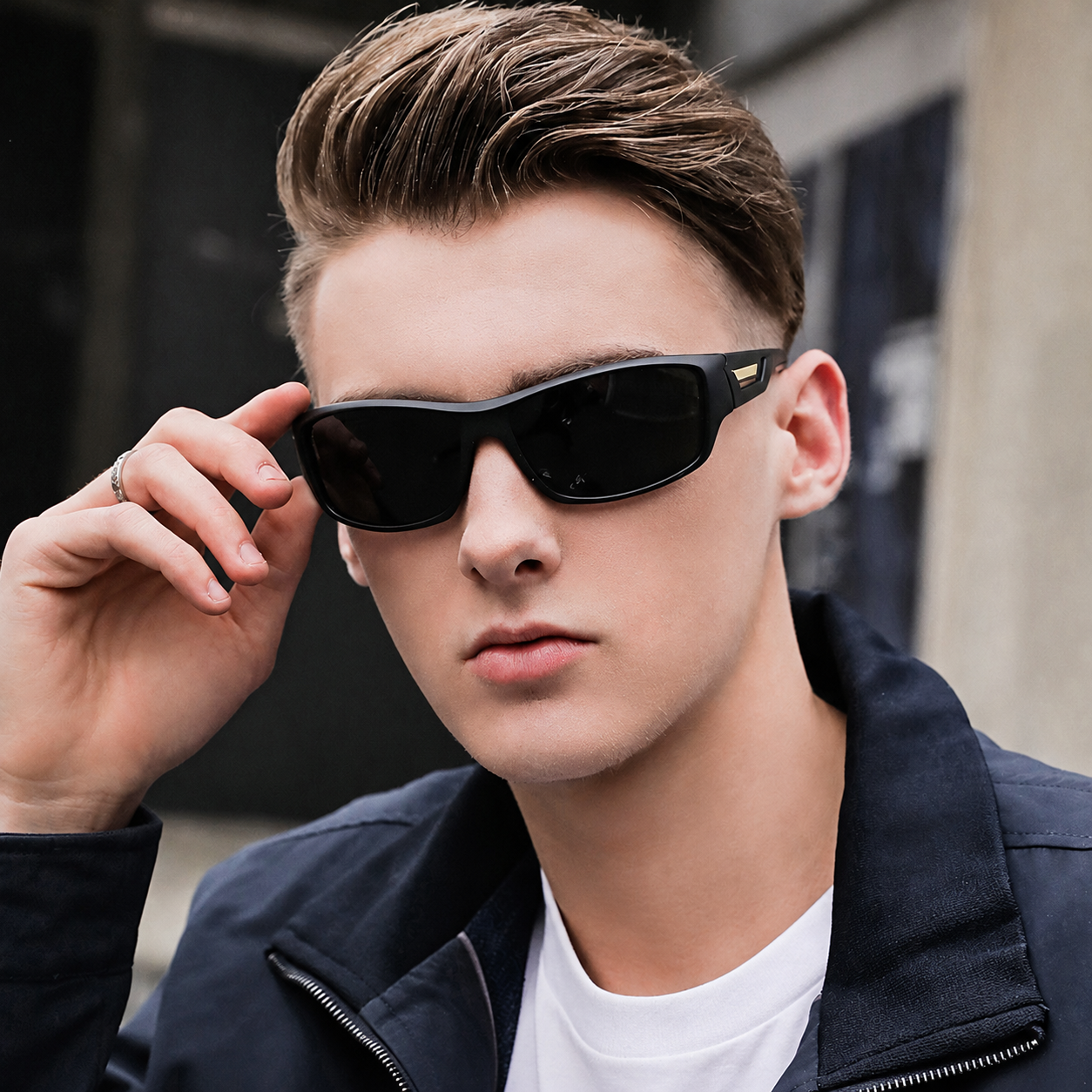 Eyeao TR90 Polarized Night driving Cycling glasses