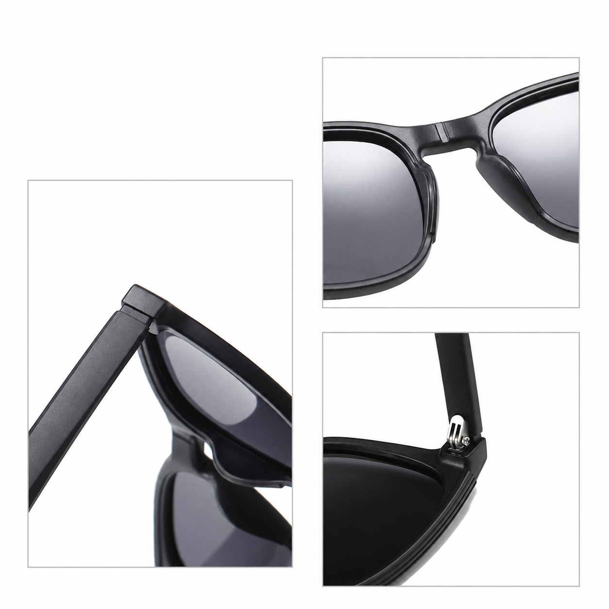 Eyeao Square TR90 Polarized Sunglasses