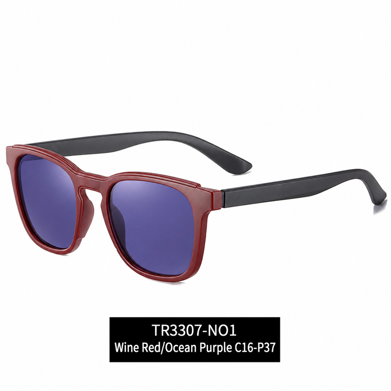 Eyeao Square TR90 Polarized Sunglasses