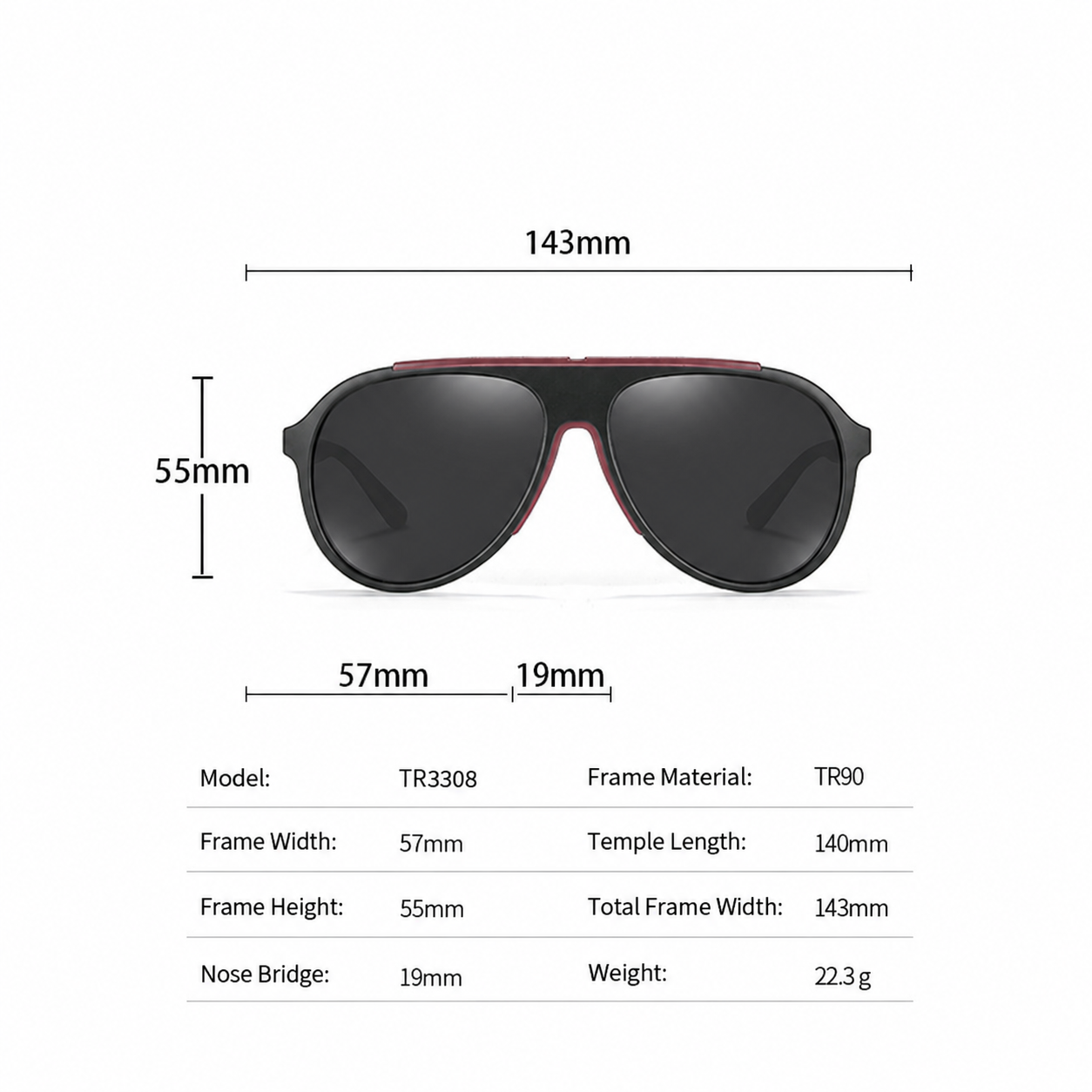 Eyeao Polarized Cycling glasses