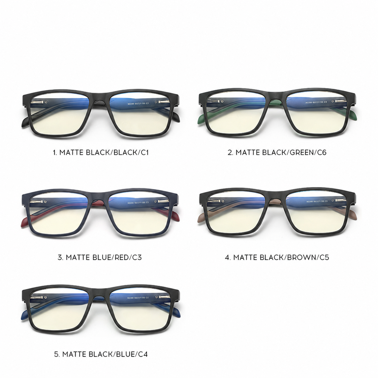 Eyeao Square Blue light blocking Optical frames
