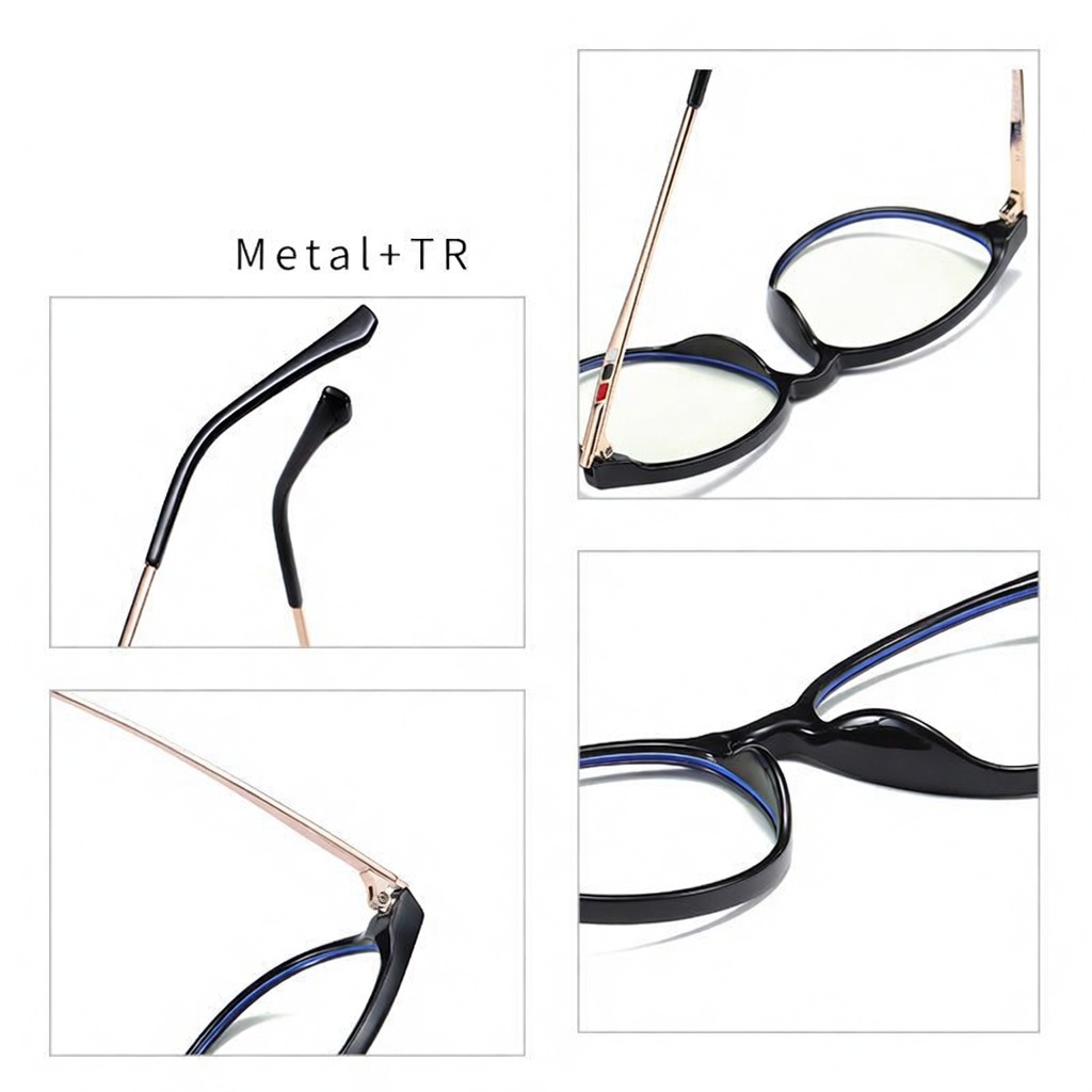 Eyeao Metal Blue light blocking Optical frames