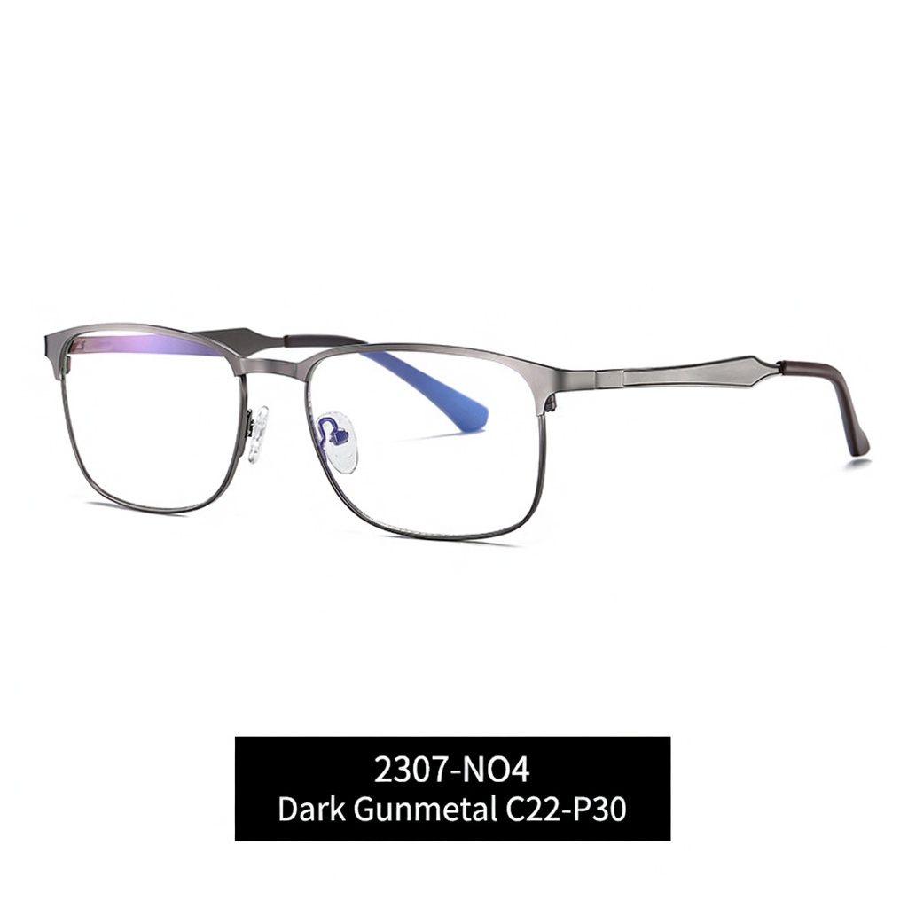 Eyeao Square Metal Blue light blocking Optical frames
