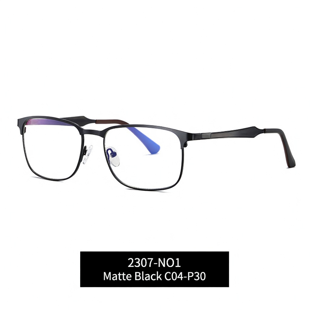 Eyeao Square Metal Blue light blocking Optical frames