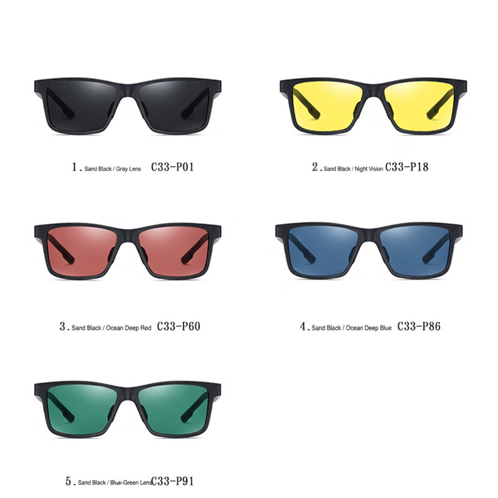 Eyeao Polarized Night driving Cycling glasses TR3381