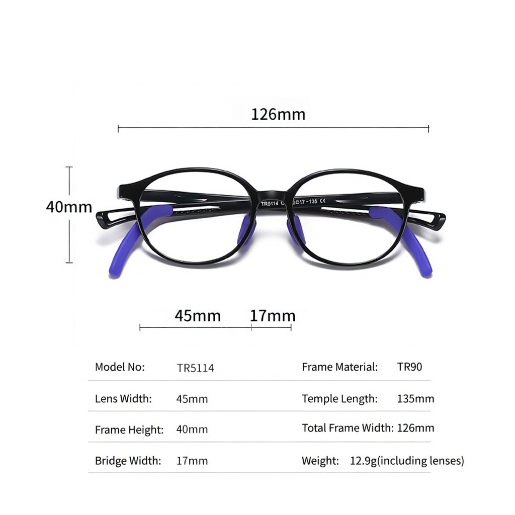 Eyeao Blue light blocking Optical frames TR5114