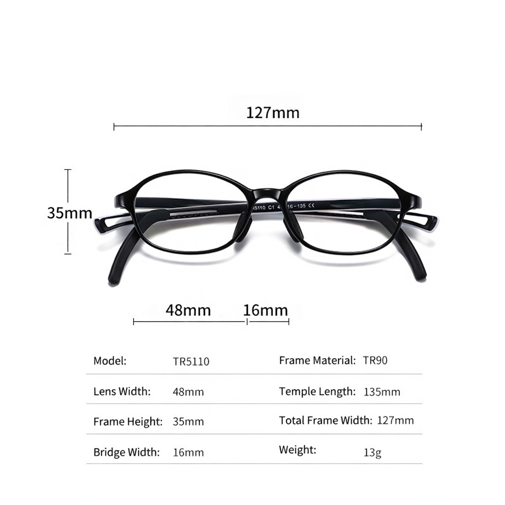 Eyeao Blue light blocking Optical frames TR5110