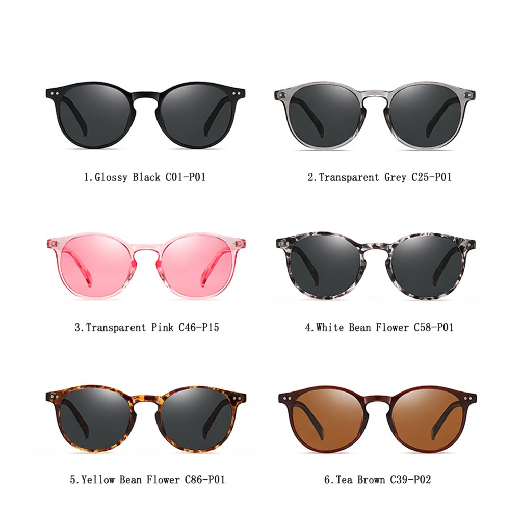 Eyeao Round Polarized Sunglasses TR3331