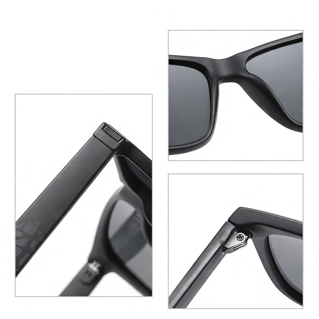 Eyeao Square Polarized Sunglasses TR3387