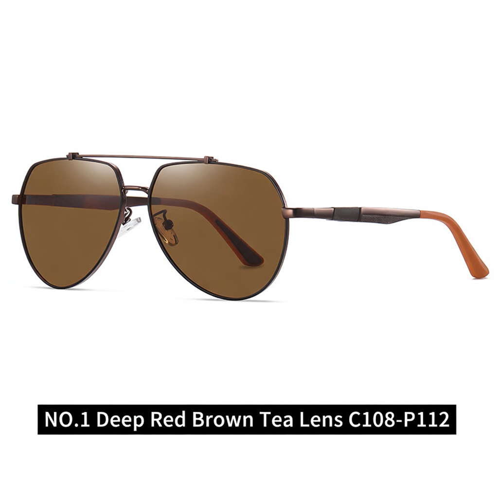 Eyeao Metal Polarized Sunglasses