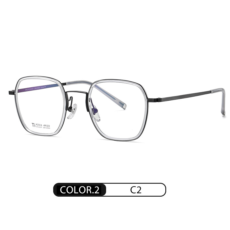 Eyeao Acetate Pure titanium Optical frames R2316