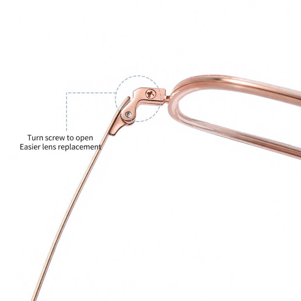 Eyeao Square Pure titanium Acetate Optical frames R2318
