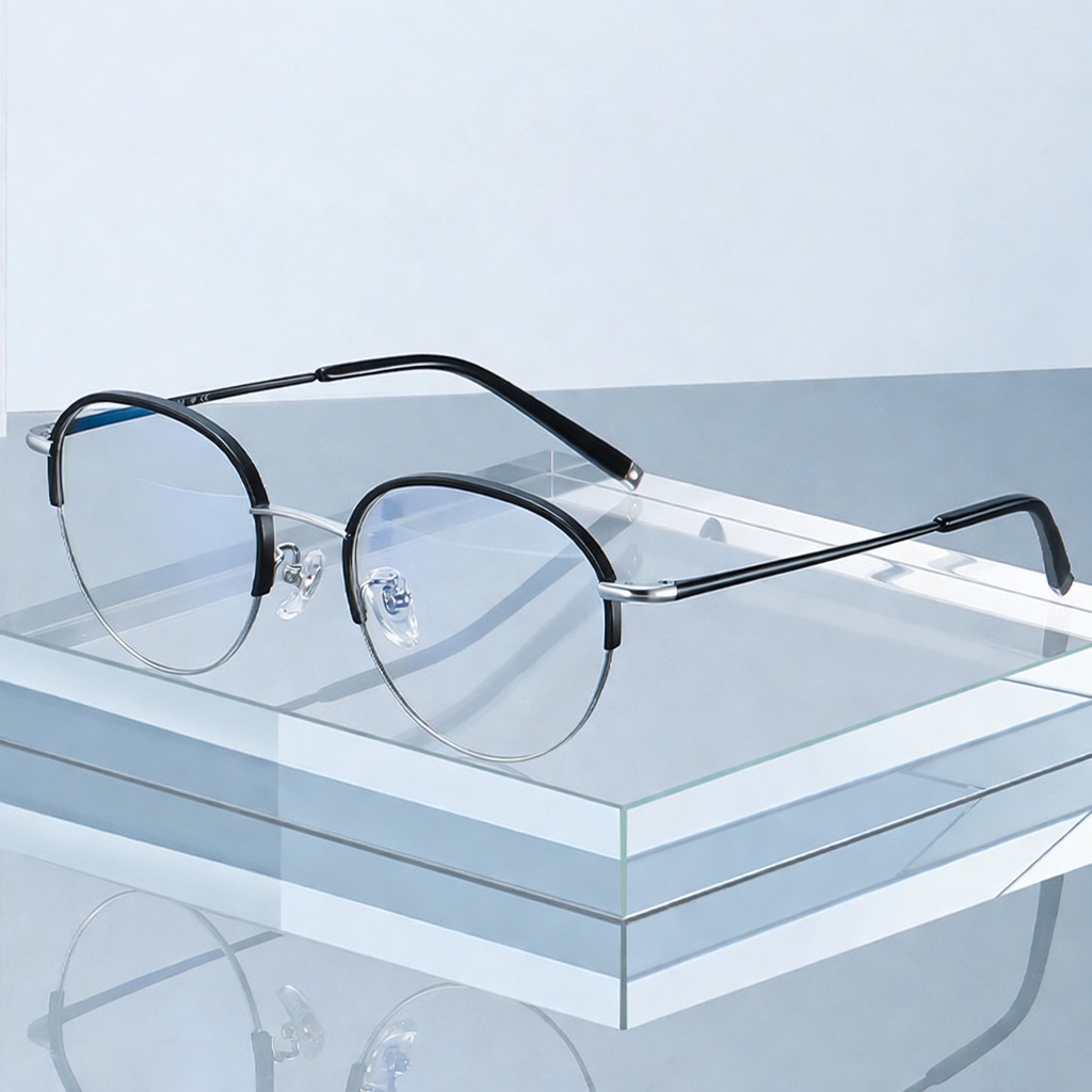 Eyeao Round Pure titanium Optical frames YJ2039