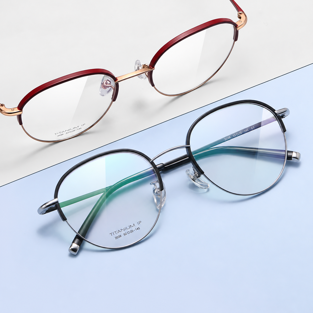 Eyeao Round Pure titanium Optical frames YJ2039