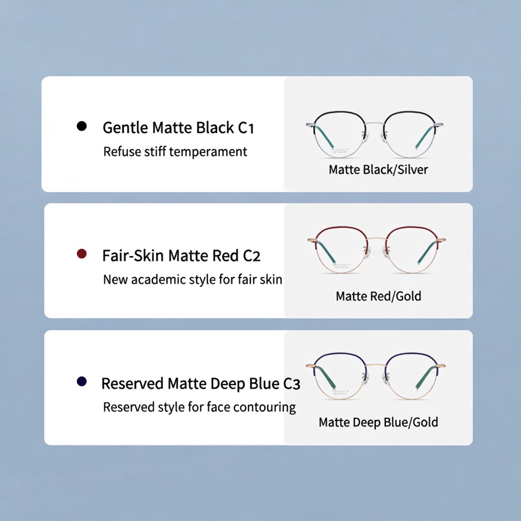 Eyeao Round Pure titanium Optical frames YJ2039