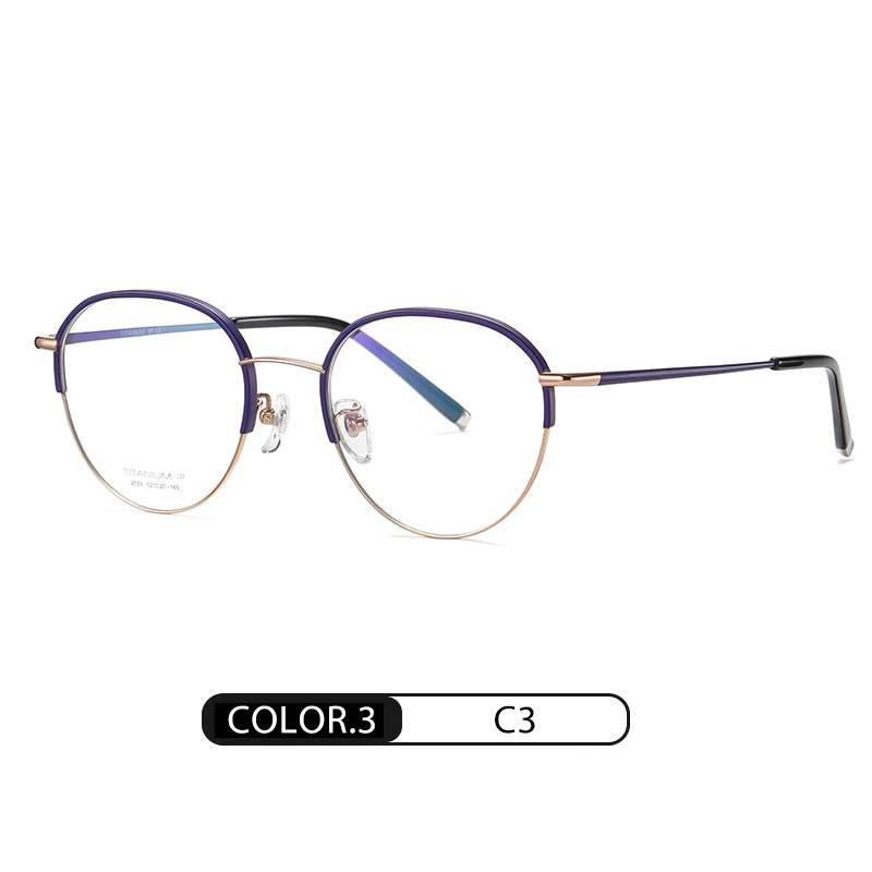 Eyeao Round Pure titanium Optical frames YJ2039