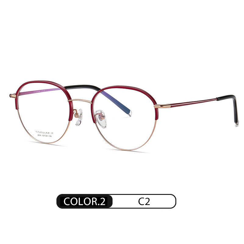 Eyeao Round Pure titanium Optical frames YJ2039